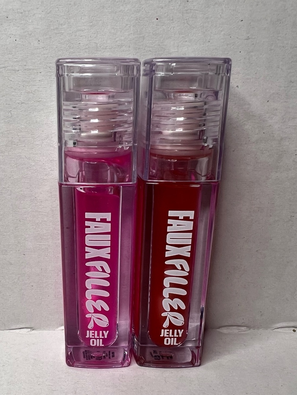 HUDA BEAUTY Faux Filler Jelly Oil Lip Gloss Duo